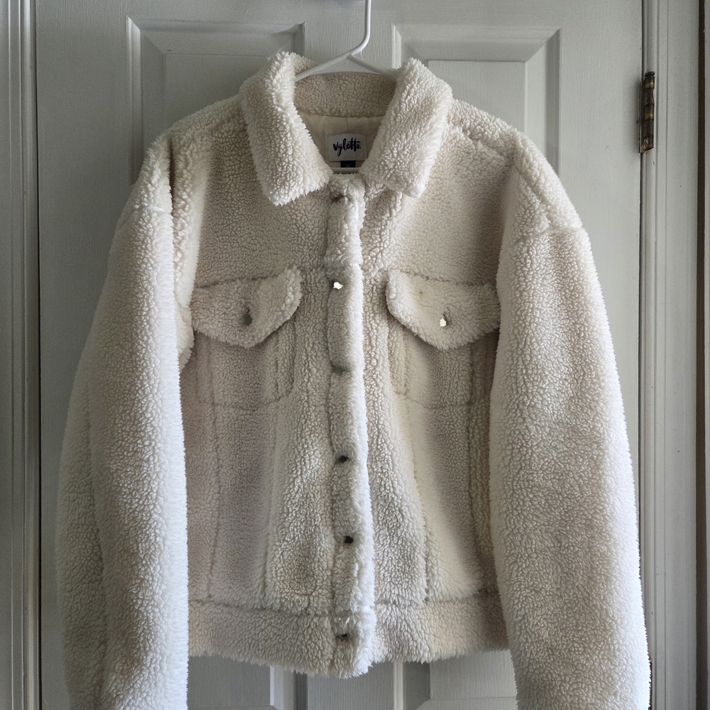 Cream Teddy Jacket